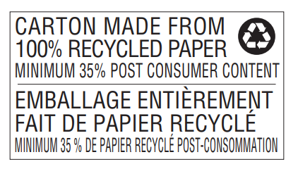 Papier recyclé 100%
