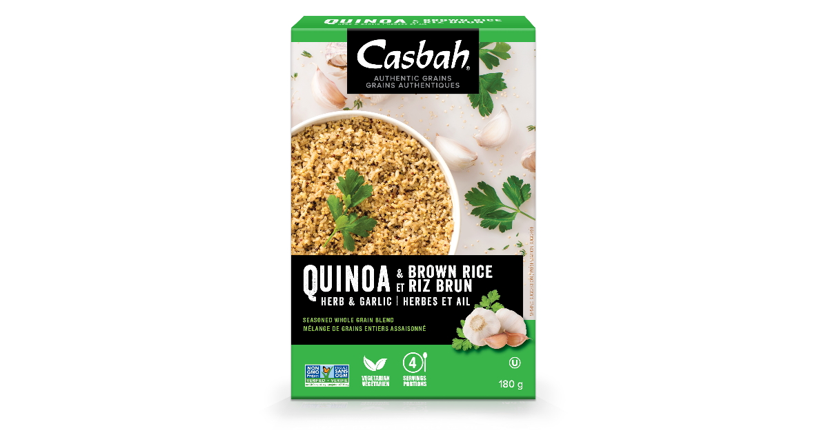 Quinoa & Brown Rice Herb & Garlic Casbah Natural Foods